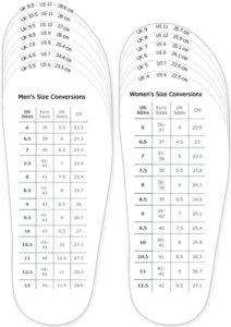 Sovereign Size Chart